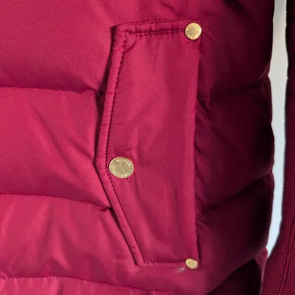 MICHAEL Michael Kors Faux-Fur-Trim Puffer Coat - Picture 6 of 8